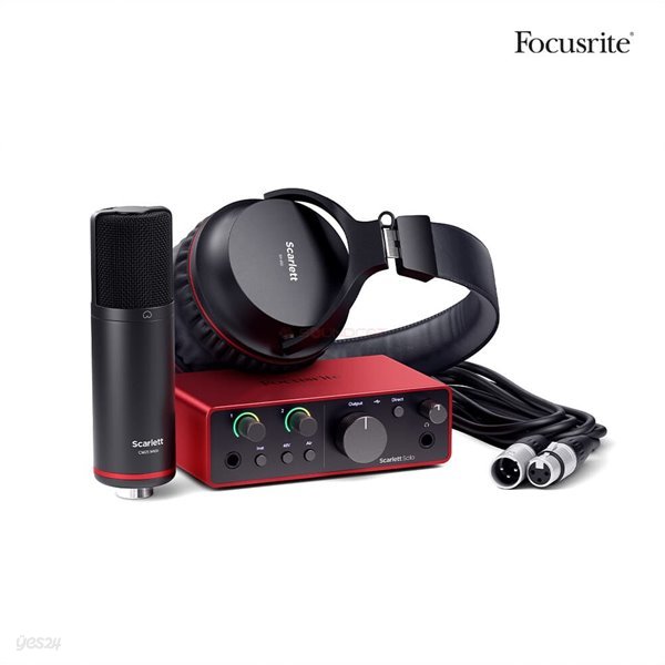 Focusrite Scarlett Solo Studio 4th 오디오인터페이스 포커스라이트 스칼렛 솔로 스튜디오 4세대 오인페 미디 홈레코딩 개인방송