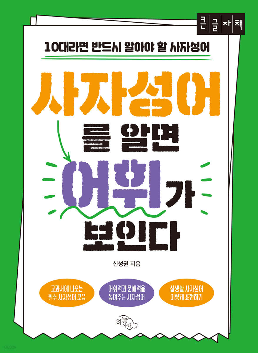 사자성어를 알면 어휘가 보인다 (큰글자도서)