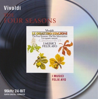 Vivaldi : The Four Seasons (사계)  - 이 무지치 (I Musici),아요 (Felix Ayo) (독일발매)