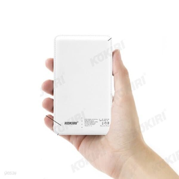 프로 USB 충전식 허리찜질기/발열복대용 보조배터리 10000mah (C타입젠더포함)