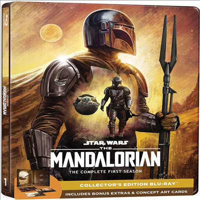 Mandalorian (2019): Season 1 (޷θ  1) (Steelbook)(ѱ۹ڸ)(Blu-ray)