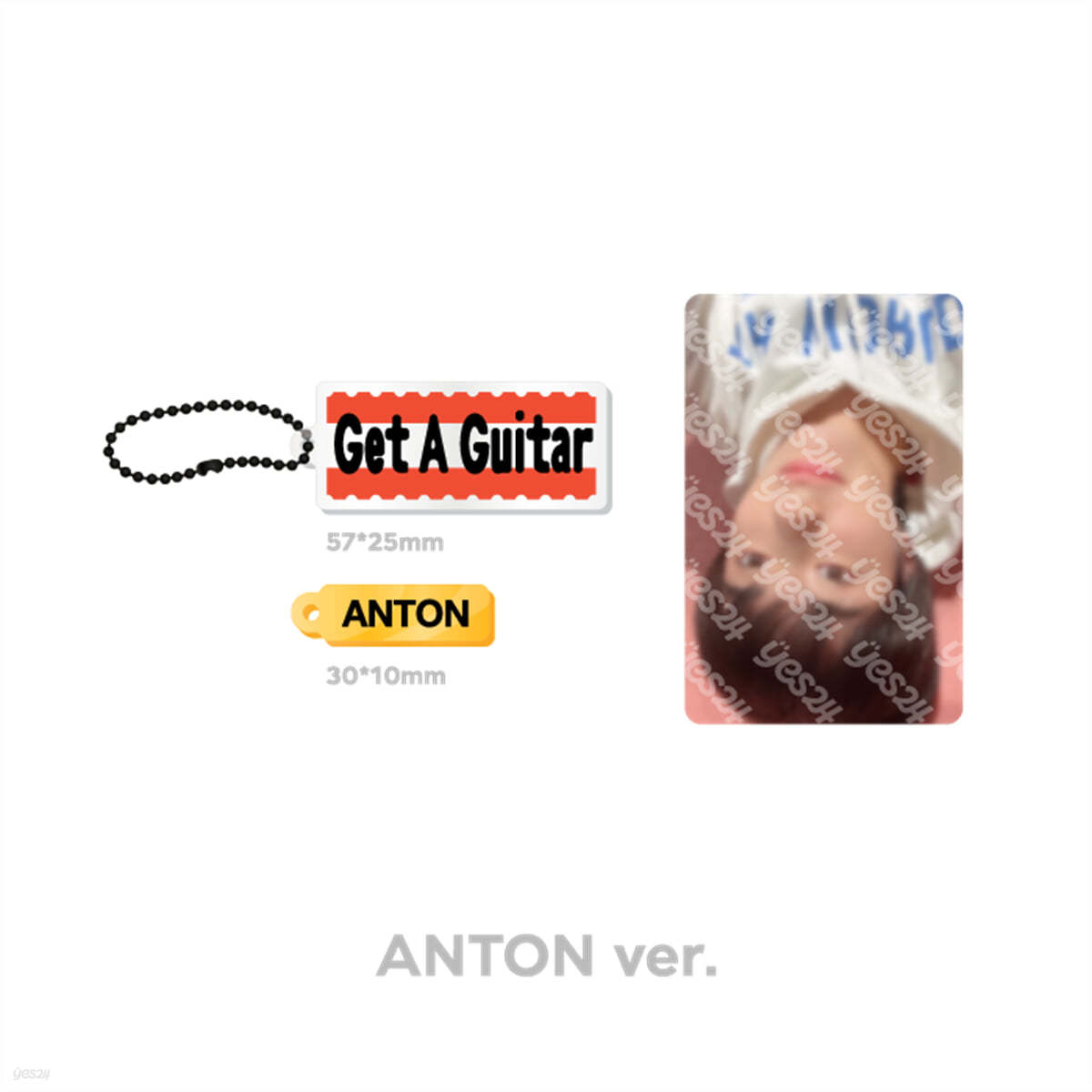 [RIIZE &#39;Get A Guitar&#39;] ACRYLIC KEY RING + PHOTO CARD SET [앤톤 ver.]