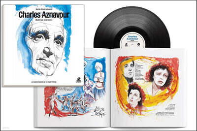 Charles Aznavour — 샤를 아즈나부르 걸작 모음집 (Charles Aznavour illustration by Jose Correa) 앨범 커버