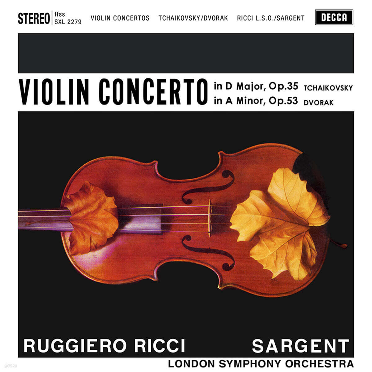Ruggiero Ricci 차이코프스키 / 드보르작: 바이올린 협주곡 (Tchaikovsky / Dvorak: Violin concerto) [2LP]
