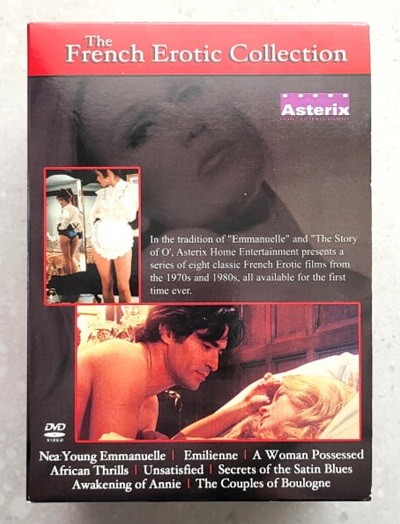 [DVD] French Erotic Collection Box set (6 DVD, 8 Movies), 미국판