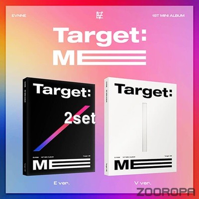 [미개봉/2종세트] EVNNE 이븐 Target: ME 미니앨범 1집