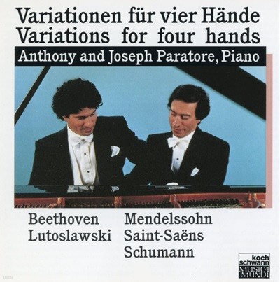 앤써니 & 조셉 파라토레 - Anthony Und Joseph Paratore - Variationen Fur Vier Hande [오스트리아발매]