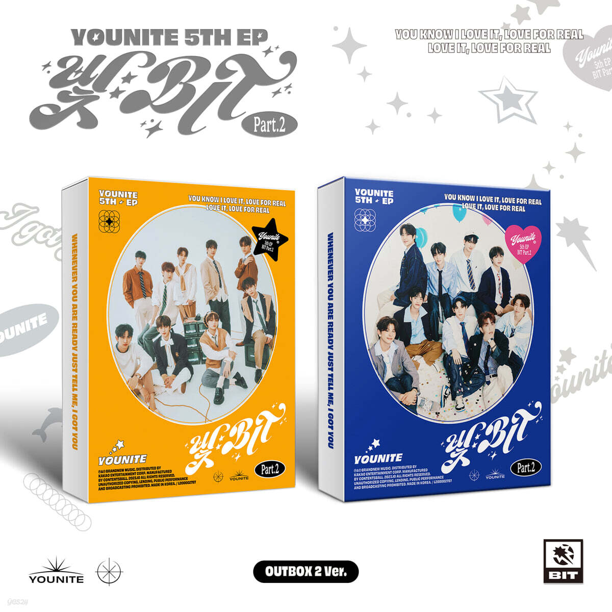 YOUNITE (유나이트) - 미니앨범 5집 [빛 : BIT Part.2][2종 중 1종 랜덤 발송]