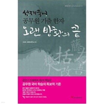 선재국어 공무원 기출 한자 오랜 방황의 끝