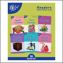 Phonic Books Dandelion Readers Set 2 Units 11-20 Twin Chimps (Two Letter Spellings Sh, Ch, Th, Ng, Qu, Wh, -Ed, -Ing, -Le): Decodable Books for Beginn