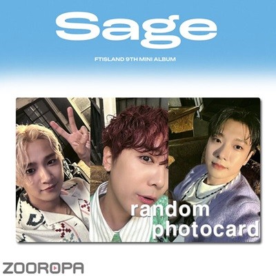 [새상품/B 포토카드] FTISLAND FT아일랜드 Sage (정품/점프업이엔티)