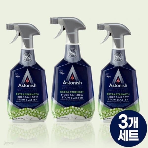 [아스토니쉬] 곰팡이 제거 클리너 750ml 3개 세트