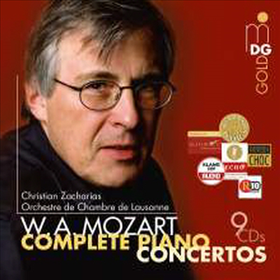 Ʈ: ǾƳ ְ  (Mozart: Complete Piano Concertos) (9CD Boxset) - Christian Zacharias