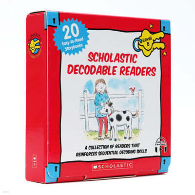 Scholastic Decodable Readers Box Set Level B (StoryPlus QR코드)