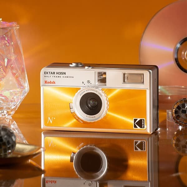 코닥 H35N 하프 프레임 필름 카메라 Glazed Orange (글레이즈드 오렌지)