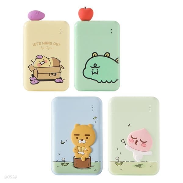 카카오프렌즈 고속충전 10,000mAh 보조배터리 라이언 어피치 춘식이 죠르디