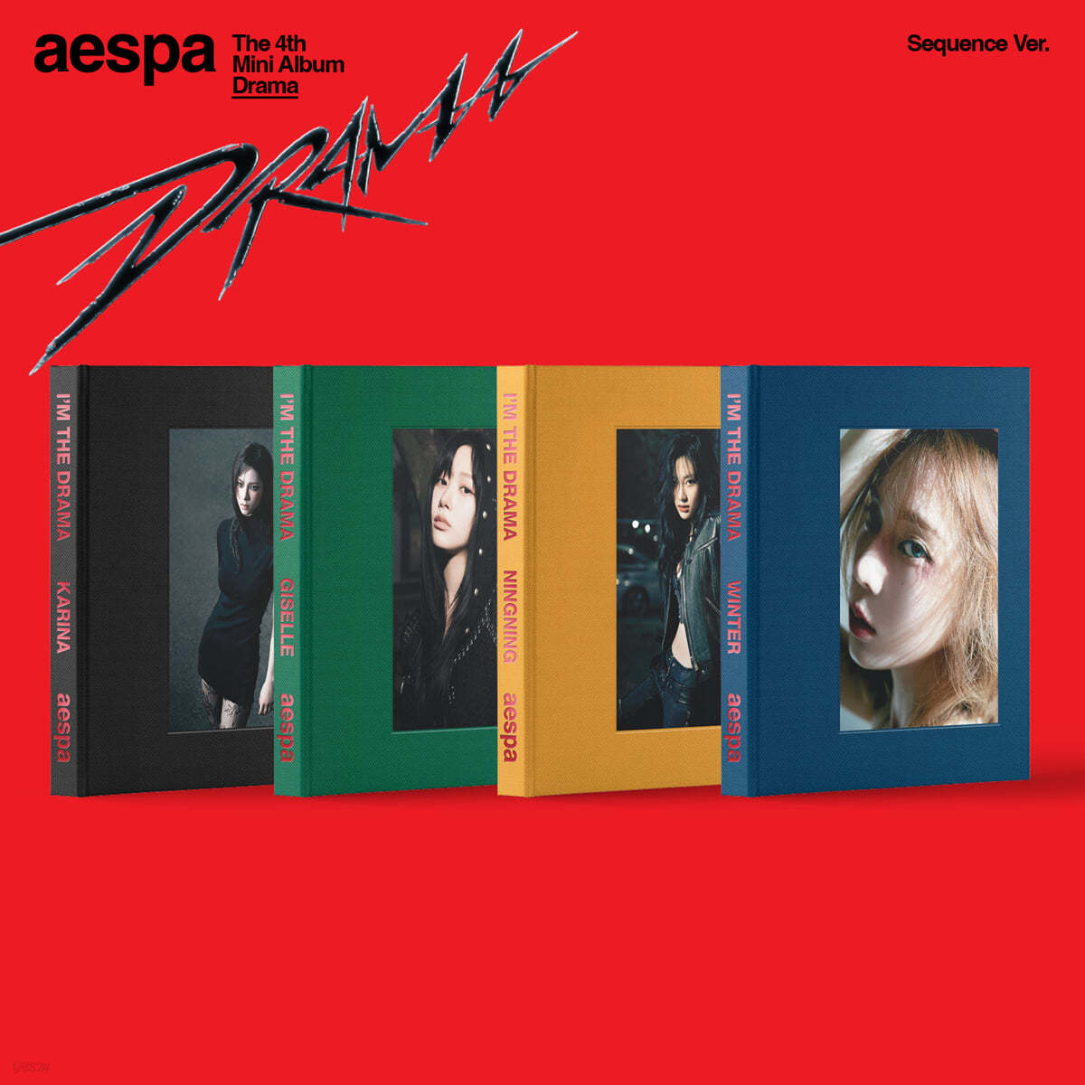 에스파 (aespa) - 미니앨범 4집 : Drama [Sequence ver.][4종 SET]