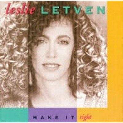 [미개봉] Leslie Letven / Make It Right (수입)