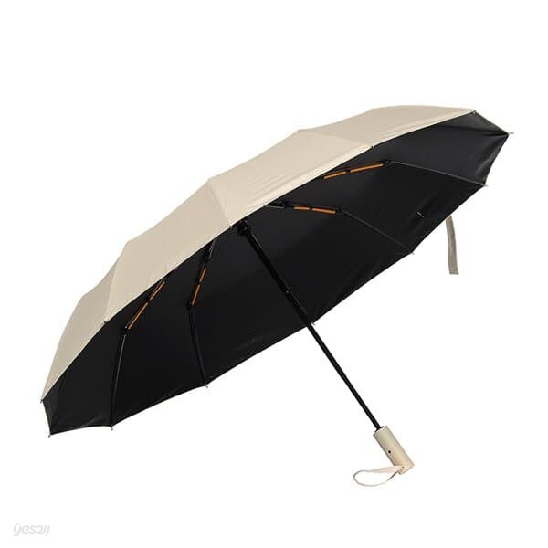 튼튼 방풍 3단 완전자동 양산겸 우산(아이보리)