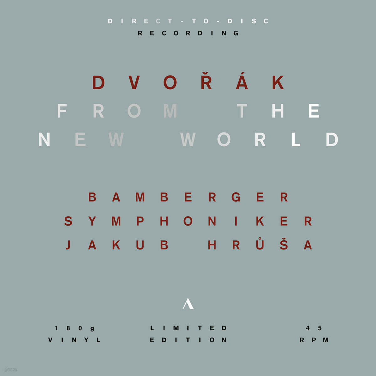 Jakub Hrusa 드보르작: 교향곡 9번 '신세계로부터' (Dvorak: Symphony Op.95 'From The New World') [3LP]