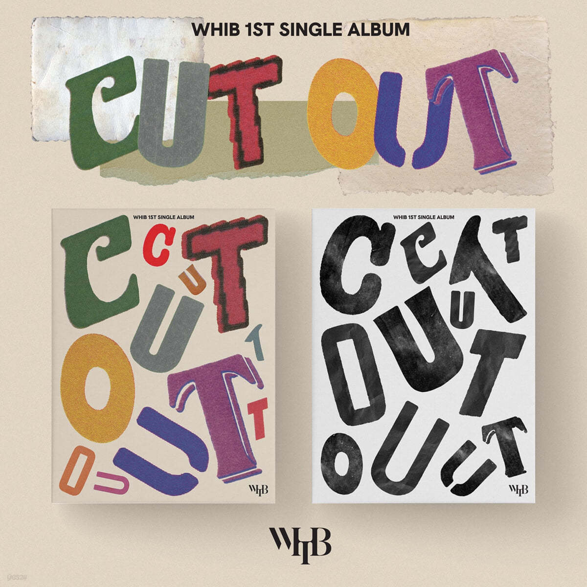 WHIB (휘브) - 싱글앨범 1집 : Cut-Out [2종 중 1종 랜덤 발송]