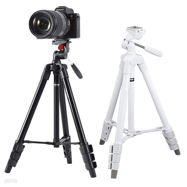 UM2 4단 삼각대 카메라 스마트폰 유튜브 브이로그 캠코더 미러리스 DSLR 사용 가능 TR3400
