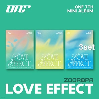 [미개봉/3종세트] 온앤오프 ONF LOVE EFFECT 미니앨범 7집