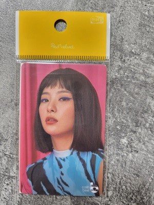 [굿즈]레드벨벳 4탄 교통카드  슬기 