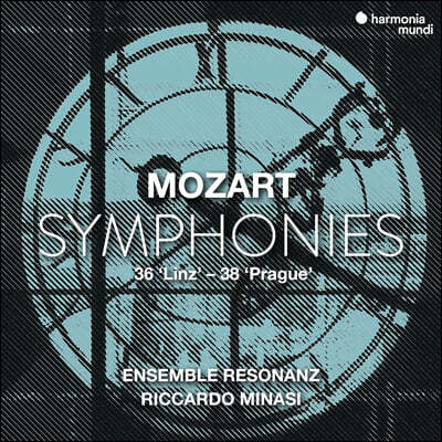 Riccardo Minasi Ʈ:  36 ``, 38 `` (Mozart: Symphony No.36 `Linz`,  Symphony No.38 `Prague`)