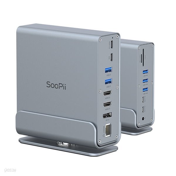 Soopii 15in1 USB4 C타입 멀티 포트 허브 독 썬더볼트 확장 DS151