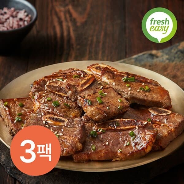 [3팩 구성] 바를정육 한입LA갈비 (500g)