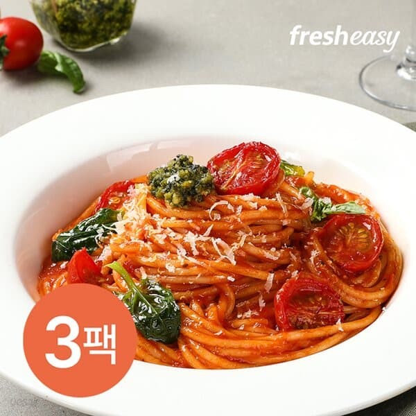 [3팩 구성] theEasy 바질토마토파스타 (320g)