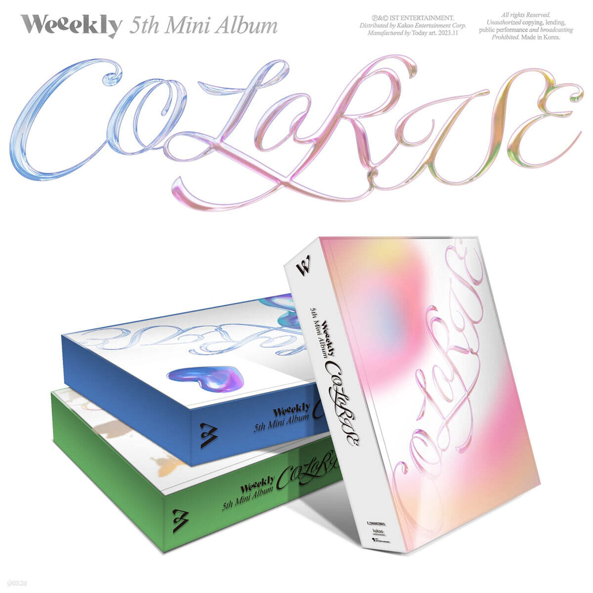 위클리 (Weeekly) - 미니앨범 5집 : ColoRise [3종 중 1종 랜덤 발송]