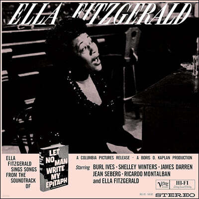 Ella Fitzgerald — Let No Man Write My Epitaph 앨범 커버