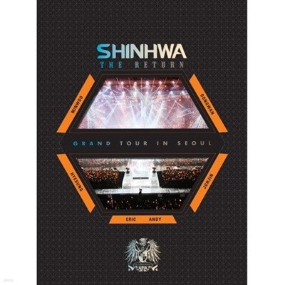 [미개봉/DVD] 신화 (Shinhwa) 14주년 기념 콘서트 DVD : The Return (3DVD + 36p 포토북/미개봉)