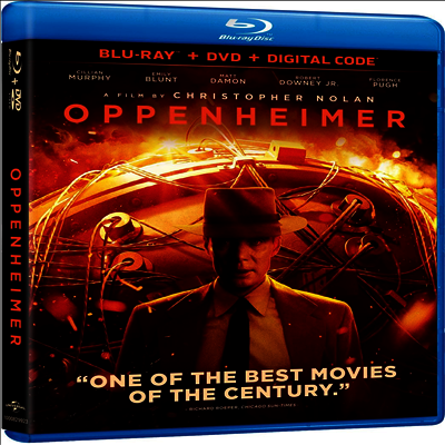 Oppenheimer (오펜하이머) (Blu-ray+DVD)(DVD만 한국어 자막 지원)