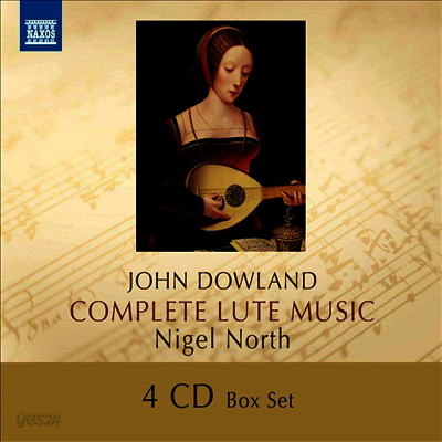 다우랜드: 류트 전곡 작품집 (John Dowland: Complete Lute Music) (4CD Set) - Nigel North