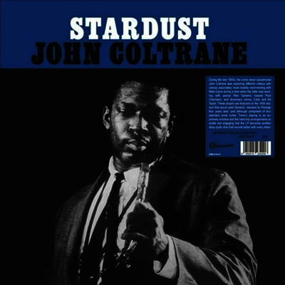 John Coltrane — Stardust (Numbered Edition) 앨범 커버