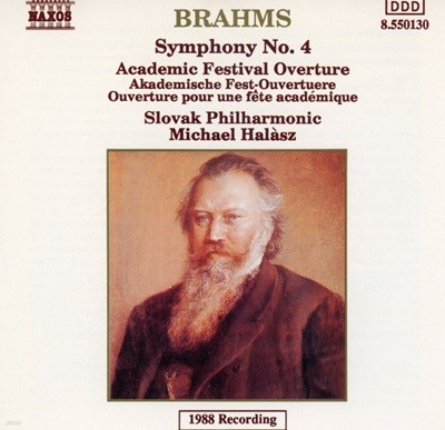 미카엘 할라스 - Michael Halasz - Brahms Symphony No.4 Academic Festival Overture [E.U발매]