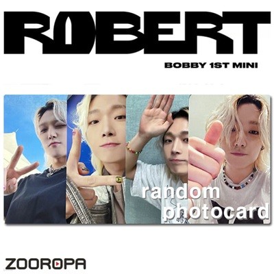 [새상품/A 포토카드] BOBBY 바비 ROBERT (정품/케이타운포유)