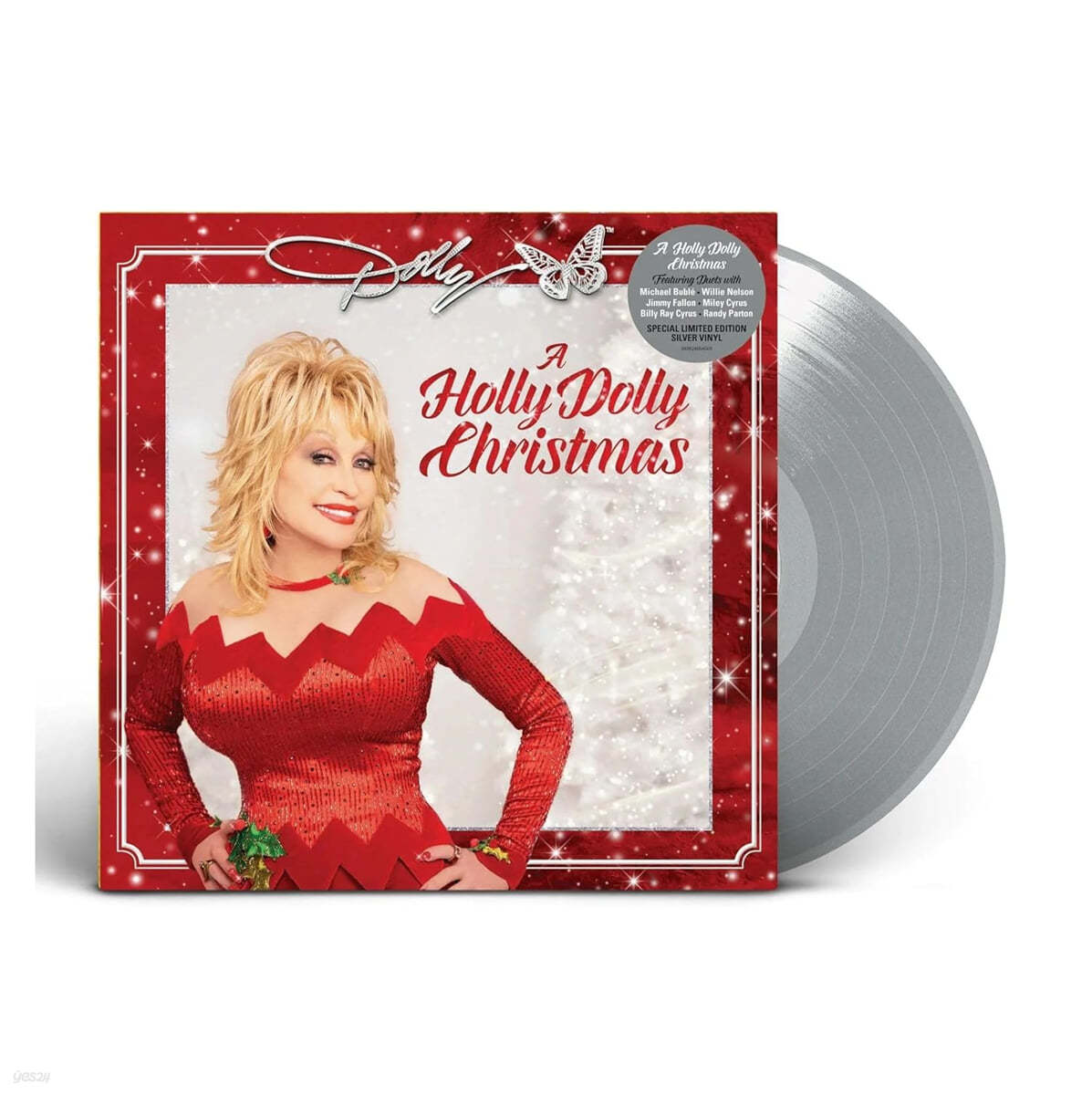 Dolly Parton (돌리 파튼) - A Holly Dolly Christmas [실버 컬러 LP]