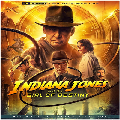 Indiana Jones And The Dial Of Destiny (εƳ :  ̾) (4K Ultra HD+Blu-ray)(ѱ۹ڸ)