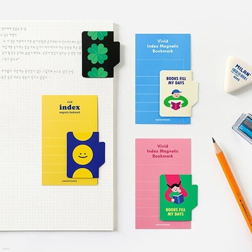 [예스24배송]비비드 인덱스 마그네틱 북마크