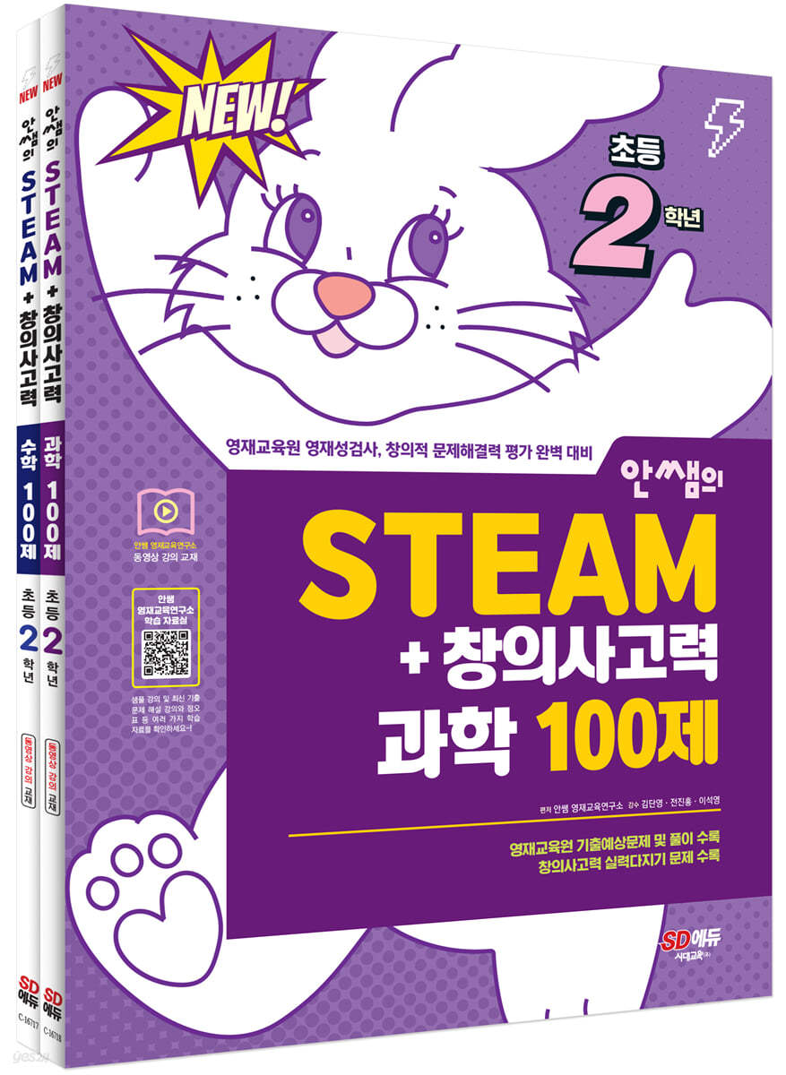 안쌤의 STEAM+창의사고력 초등 2학년 (과학 100제+수학 100제)