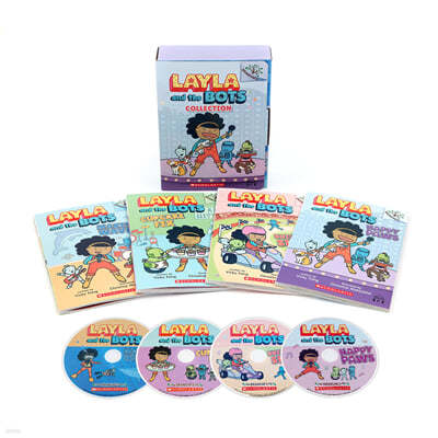 Layla and the Bots (Book+mp3 CD) 4 ڽ Ʈ : StoryPlus QRڵ (A Branches Book)