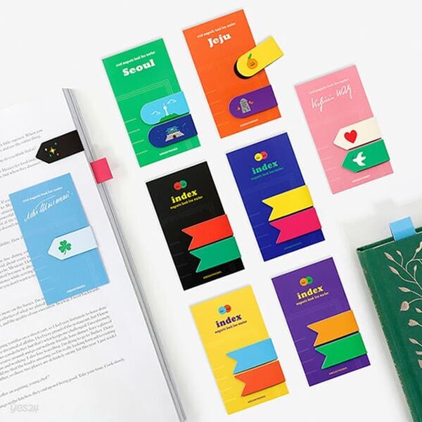 [예스24배송]비비드 인덱스 마그네틱 북라인마커