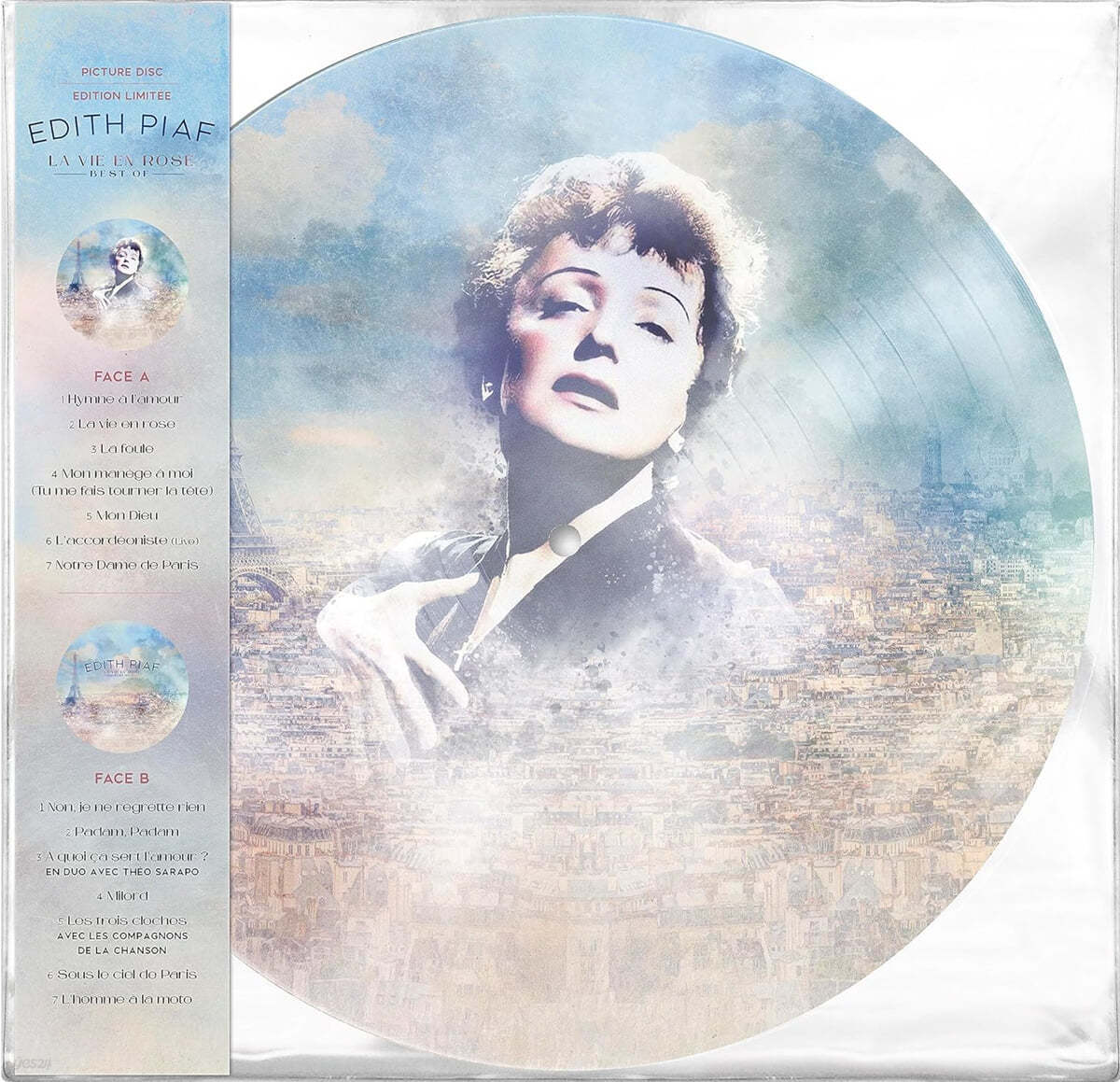 Edith Piaf (에디뜨 피아프) - La Vie En Rose: Best Of [픽쳐디스크 LP]