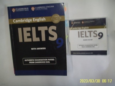 Cambridge English / IELTS 9 WITH ANSWERS AUTHENTIC EXAMINATION PAPERS FROM CAMBRIDGE ESOL + CD2 . 󼼶