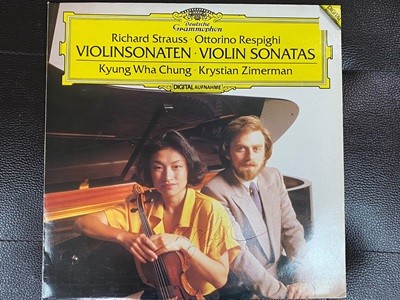 [LP] 정경화,짐머만 - Kyung-Wha Chung,Zimerman - R. Strauss Violin Sonatas LP [정경화님싸인LP] [성음-라이센스반]