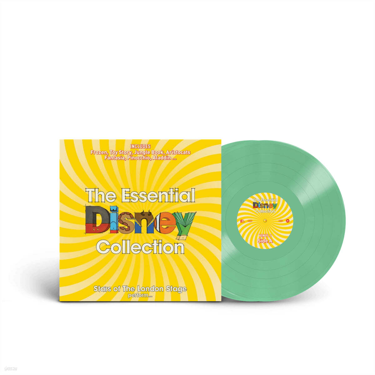 디즈니 애니메이션 히트곡 모음집 (The Essential Disney Collection) [민트 컬러 2LP] 